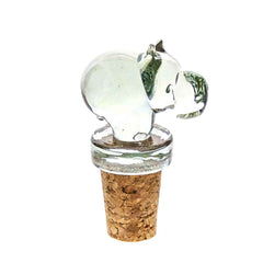 Mini Hippo Weinstopper