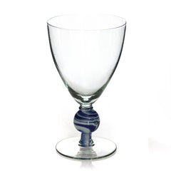 Ausstehend 6 Montecasino Rotweingläser mit blauem Stiel