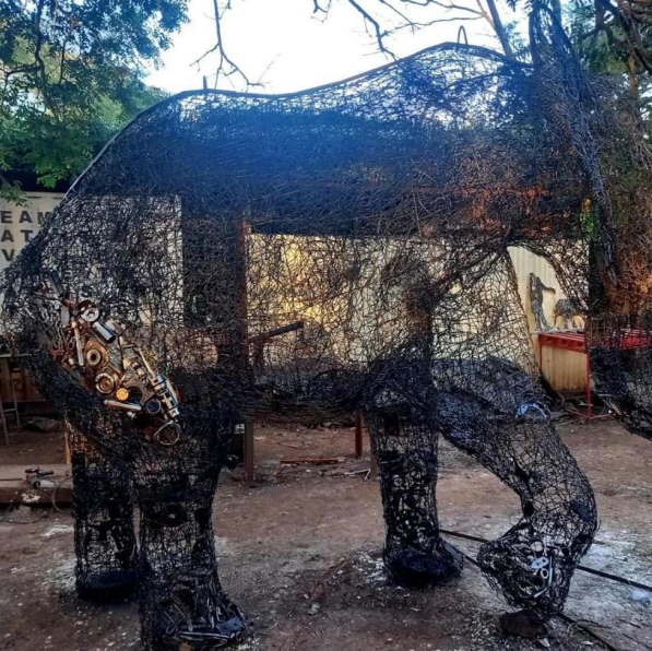 Photo Contemporary Art Elephant - Life Size