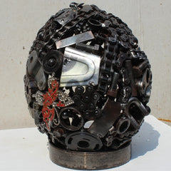 Image of Detailed Faberge Egg Style Sculpture