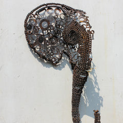 Elephant Artwork made of recycled metalwork