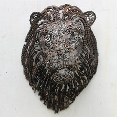 Lion Unique Artwork made from recycled metal