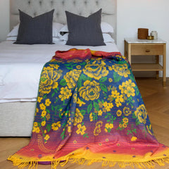 Tsonga Old Royal Cerise Throw