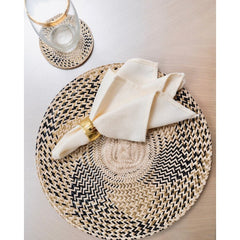 Kaleidoscope black & natural