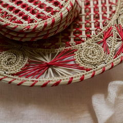 Ruby Iraca placemat