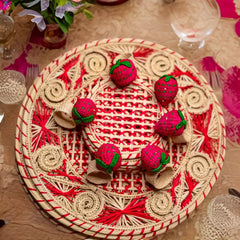 Ruby Iraca placemat