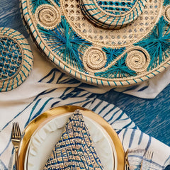 Sapphire Iraca Placemat Set