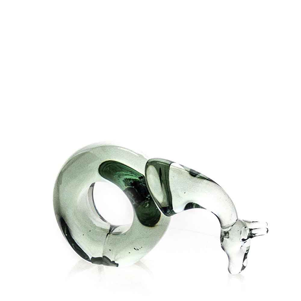 Glass Giraffe Napkin Ring