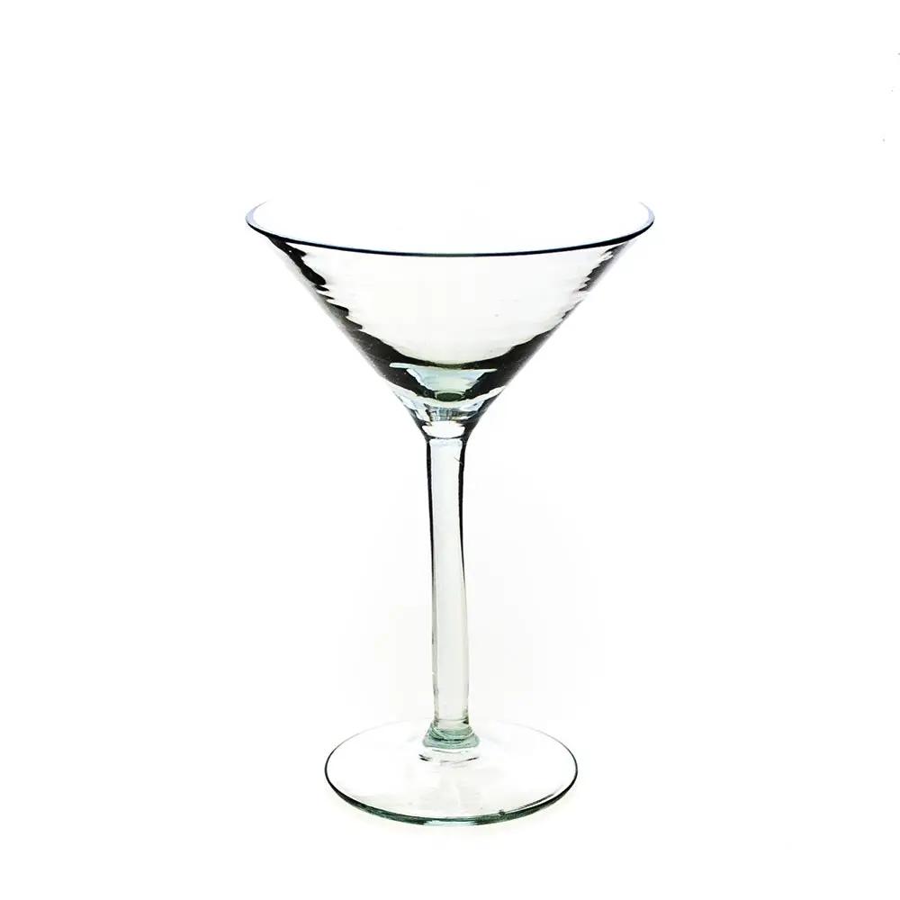 SET OF 4 HAND MADE LONG STEM MARTINI GLASS