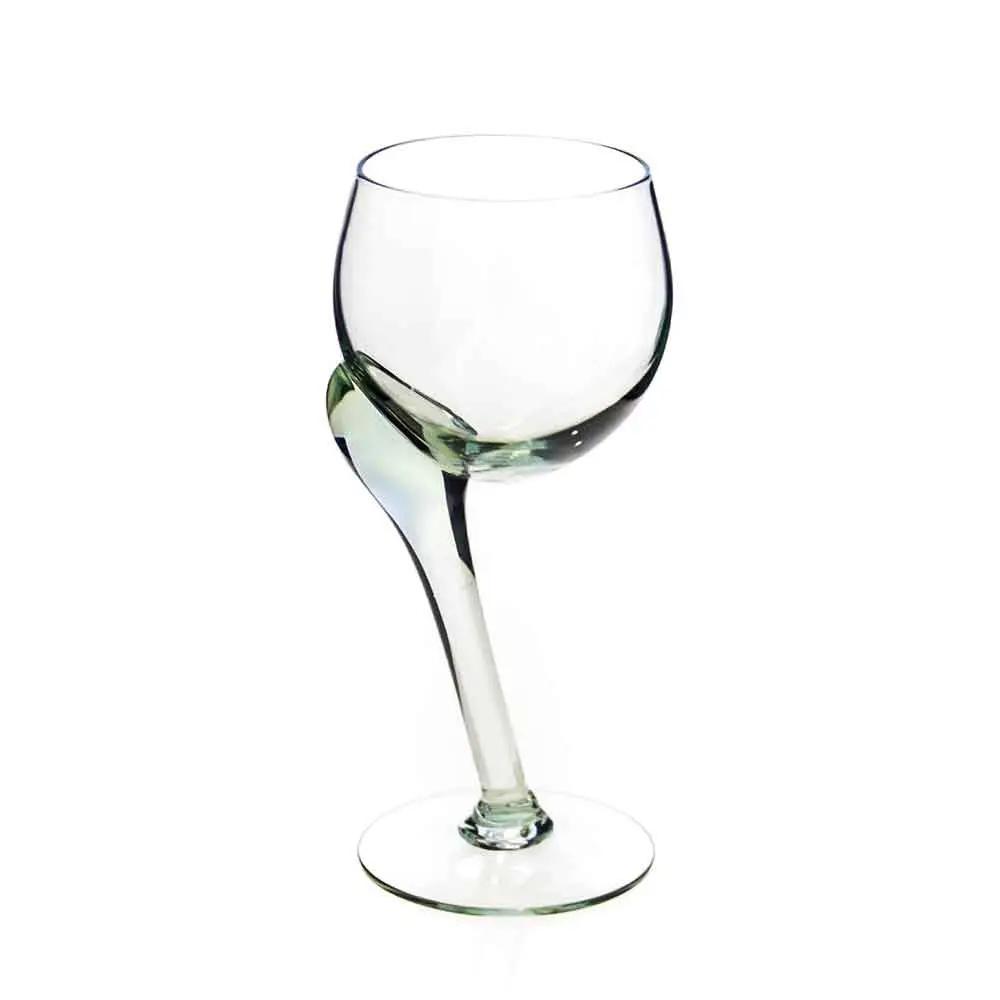 Small Crooked white wine glass