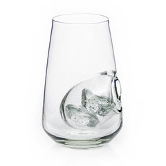 Set of 4 Optic Glasses  with ice bubble