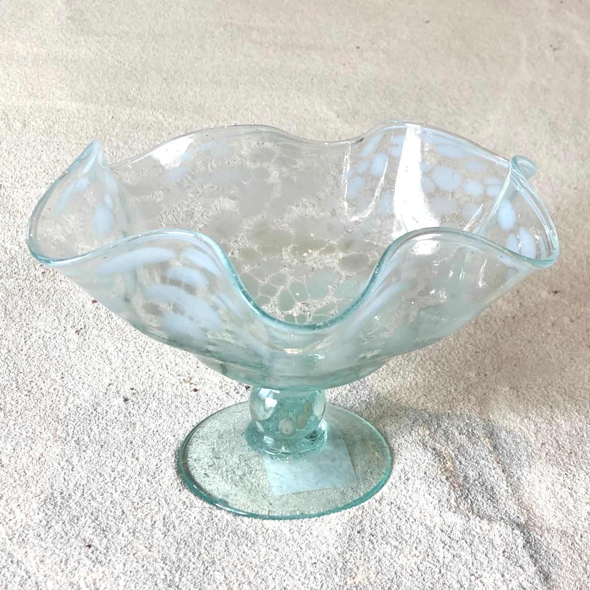 Blown glass - olive dish