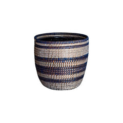 Blue/White Plant Pot