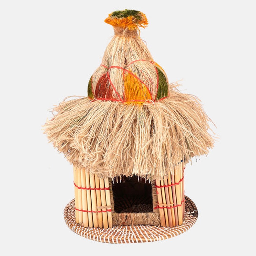 Raffia Handmade Bird House