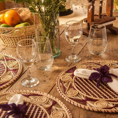 Camila Brown Iraca placemat