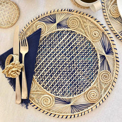 Paola Blue Iraca placemat