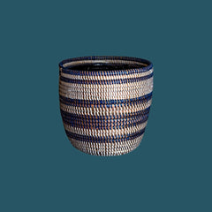 Blue/White Plant Pot